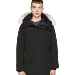 Canada Goose Black down Fur landford parka size S